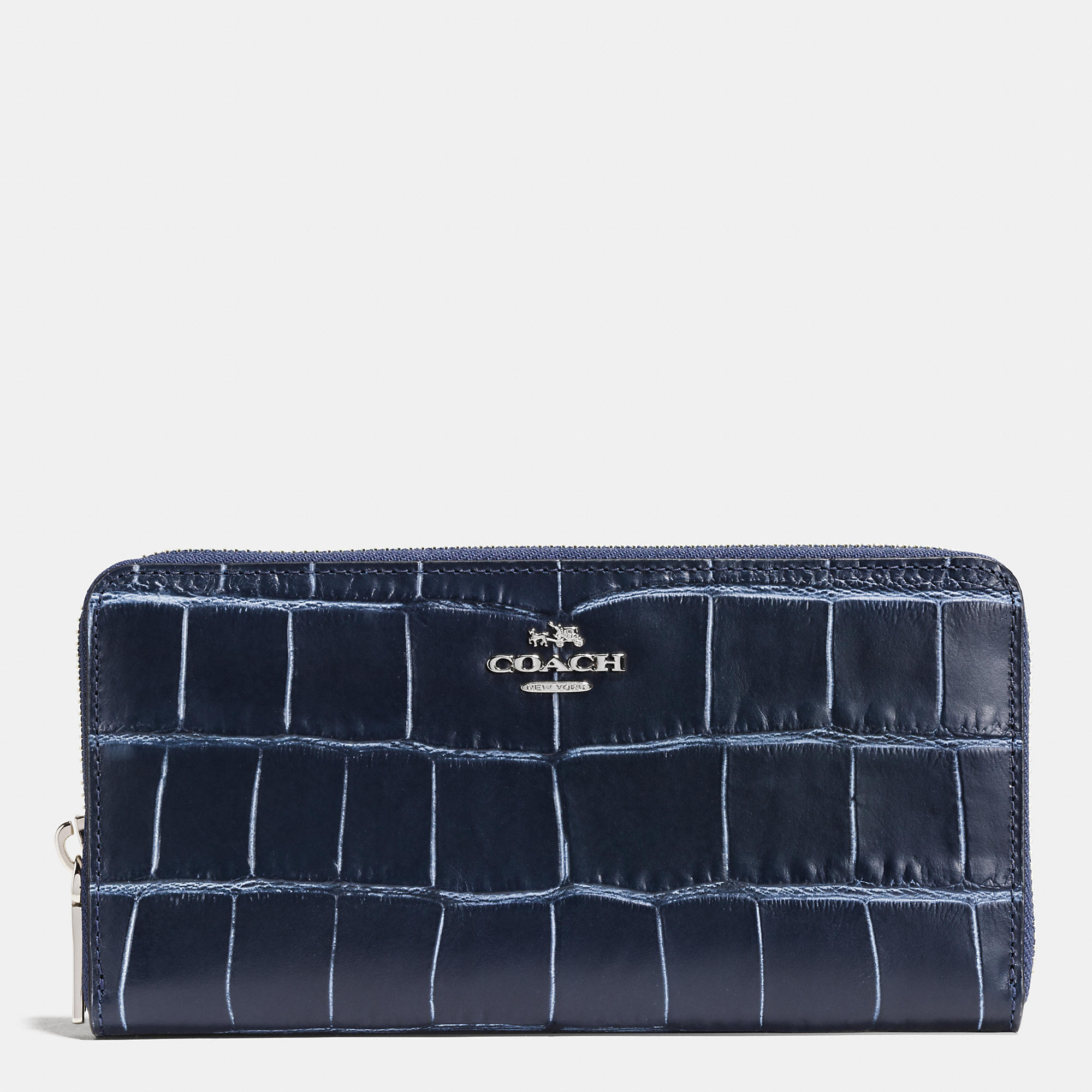 New Leather Coach Accordion Zip Wallet | Coach Outlet Canada - Click Image to Close